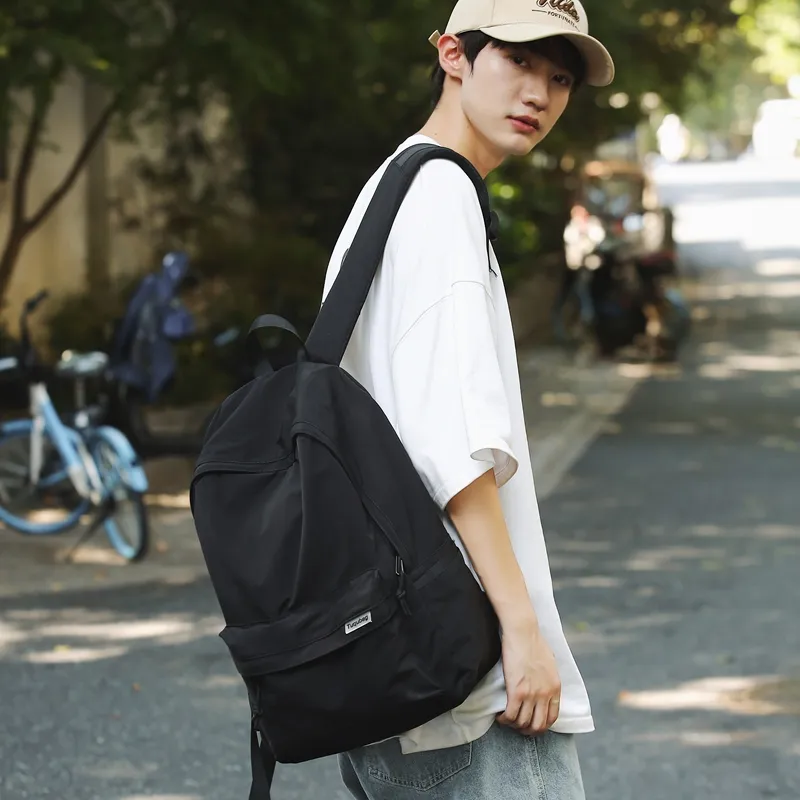 GOBLIN SHARKS 1759 Nylon Backpack Regular Unisex Black/White/Blue/Gray/Khaki/Green-32