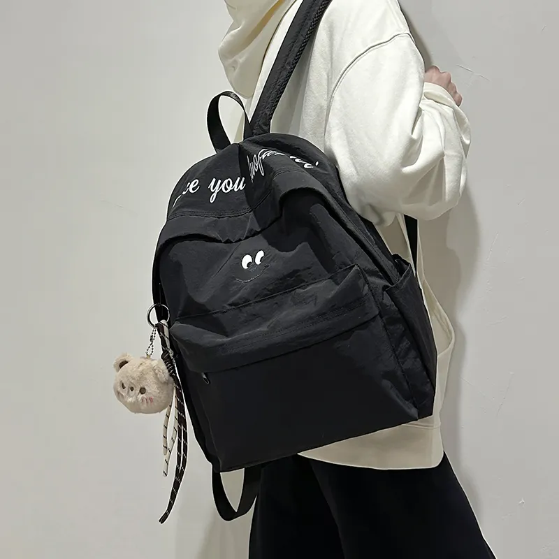 GOBLIN SHARKS 1759 Nylon Backpack Regular Unisex White/Blue/Brown/Black-17