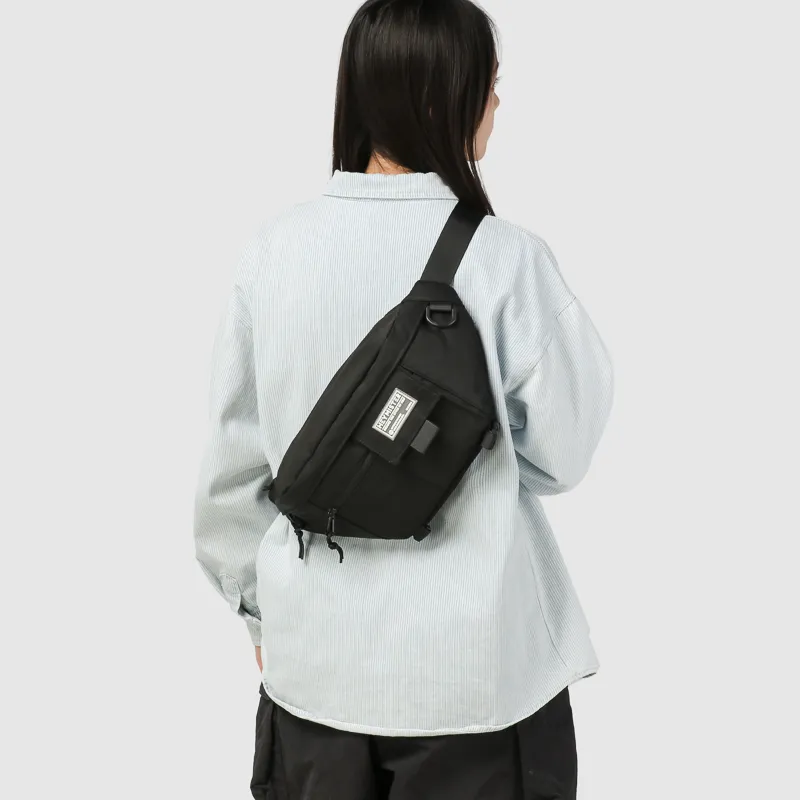 GOBLIN SHARKS 1759 Nylon Fanny Pack Regular Unisex White/Black/Yellow/Light Blue-9