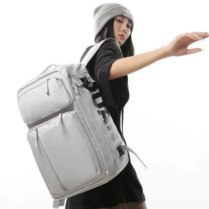 GOBLIN SHARKS 1759 Oxford Patchwork Net Backpack Regular Unisex Multicolor-11
