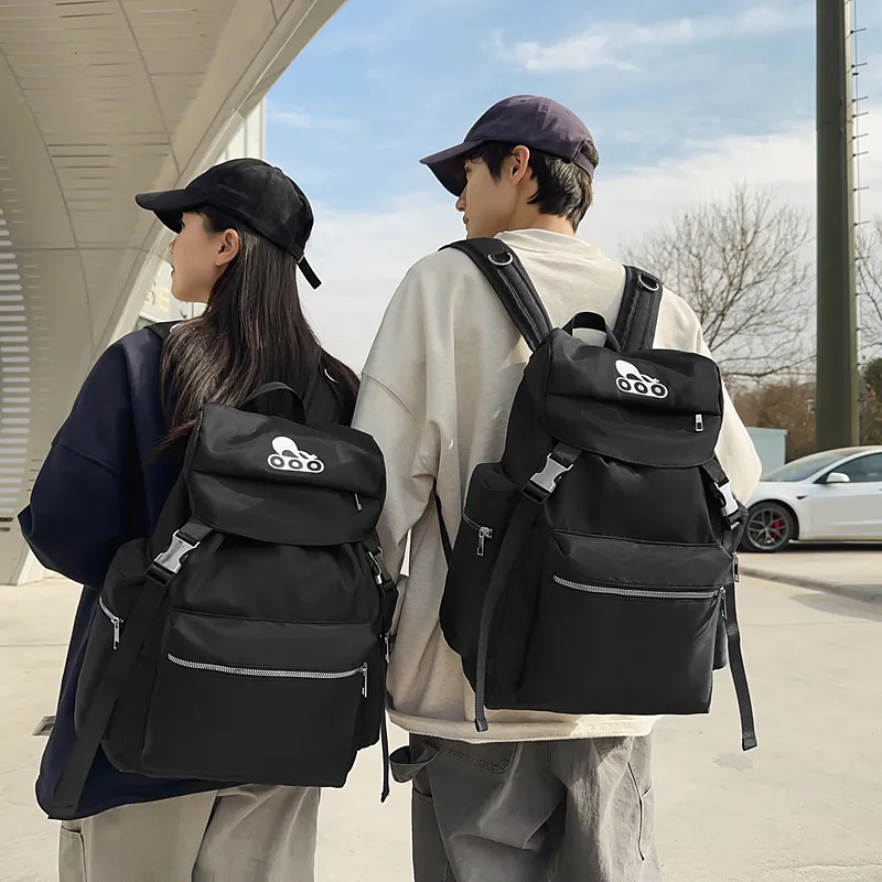 GOBLIN SHARKS 1759 Nylon Backpack Regular Unisex Black-2