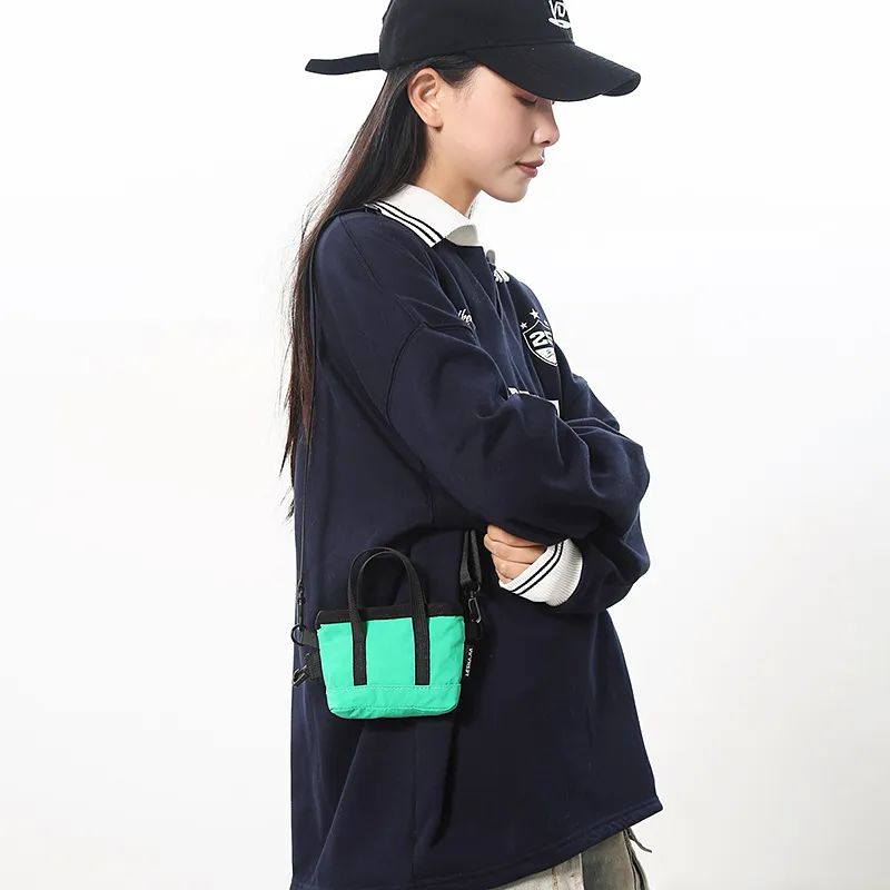 GOBLIN SHARKS 1759 Nylon Crossbody Handbag Unisex Multicolor-15