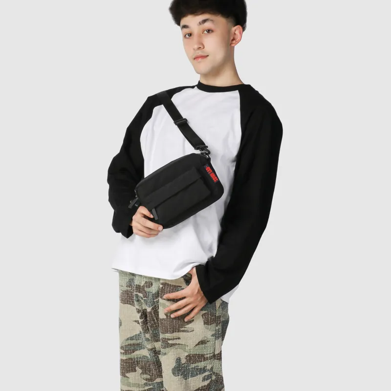 GOBLIN SHARKS 1759 Nylon Backpack Crossbody Bag Regular Unisex Black/Green/Brown/Gray-4