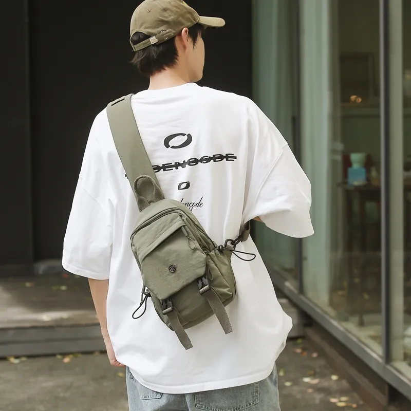 GOBLIN SHARKS 1759 Nylon Backpack Regular Unisex Gray/Black/Khaki/Green-43