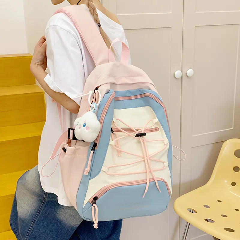 GOBLIN SHARKS 1759 Nylon Fabric Backpack Regular Unisex Multicolor-27