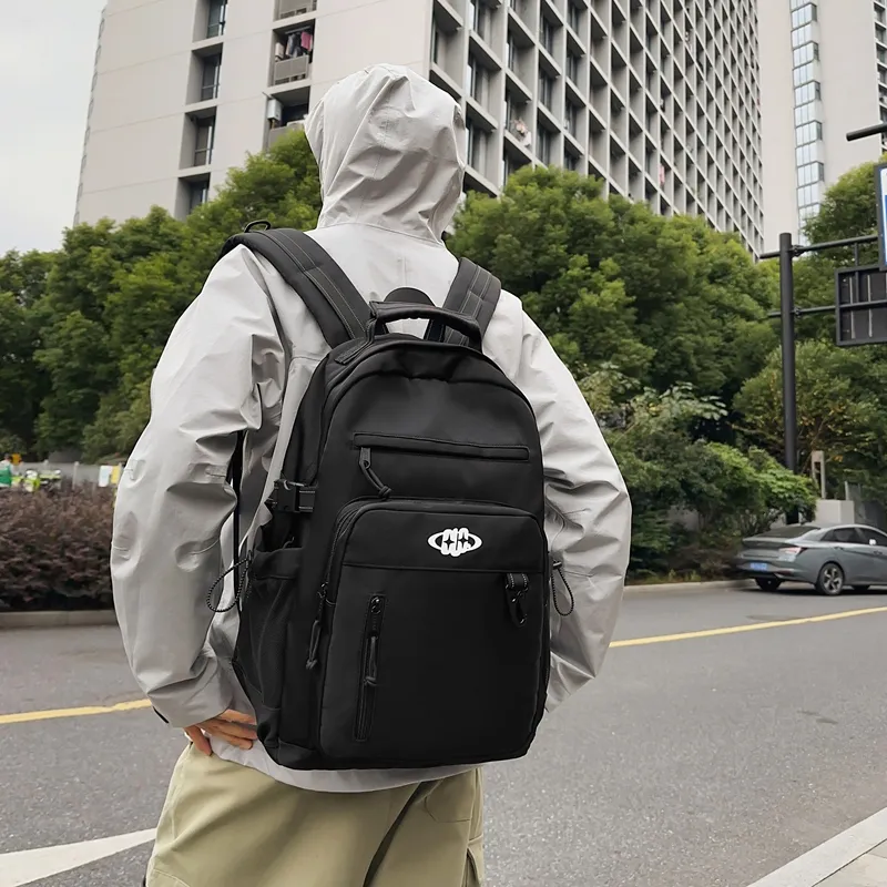 GOBLIN SHARKS 1759 Nylon Backpack Regular Unisex White/Black/Gray/Khaki-9