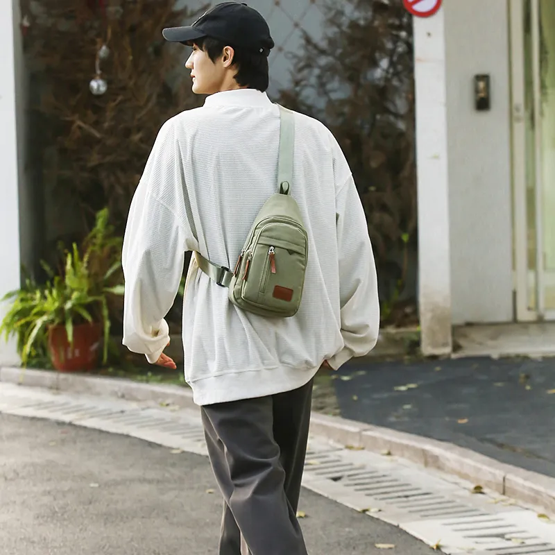 GOBLIN SHARKS 1759 Nylon Sling Bag Regular Unisex Multicolor-11