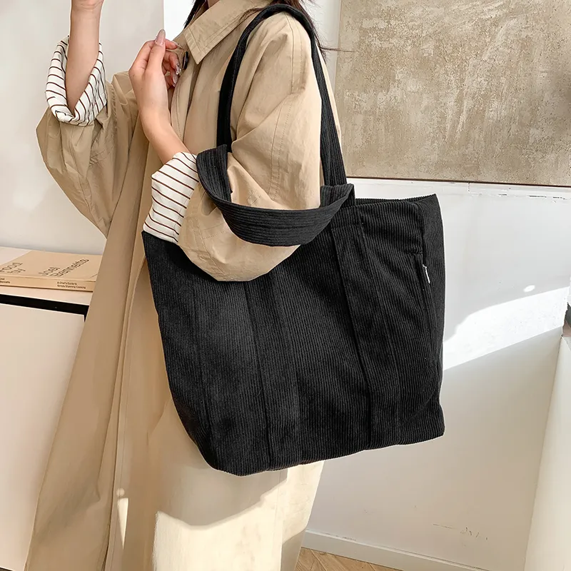 GOBLIN SHARKS 1759 Corduroy Shoulder Bag Unisex Multicolor-18
