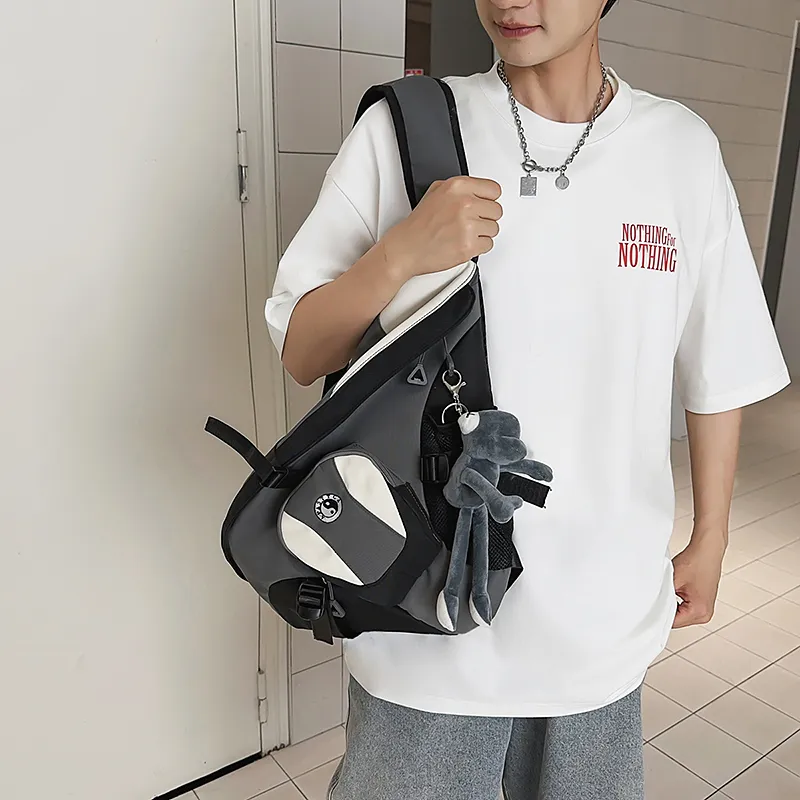 GOBLIN SHARKS 1759 Nylon Sling Bag Regular Unisex Multicolor-8