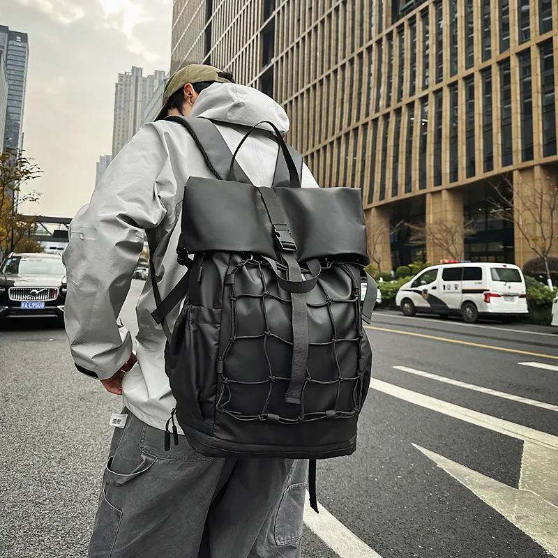 GOBLIN SHARKS 1759 Nylon Backpack Regular Unisex Black-4