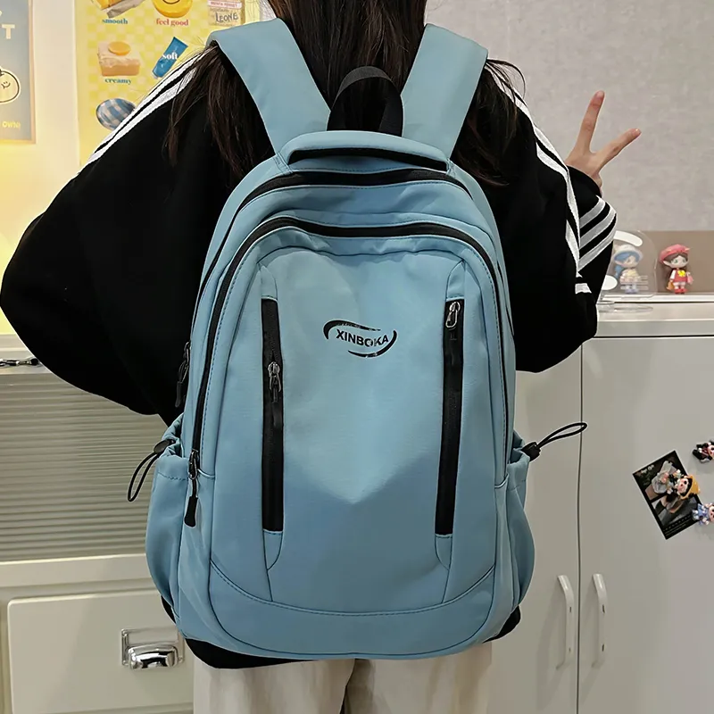 GOBLIN SHARKS 1759 Nylon Backpack Unisex White/pink/blue/black/green-12