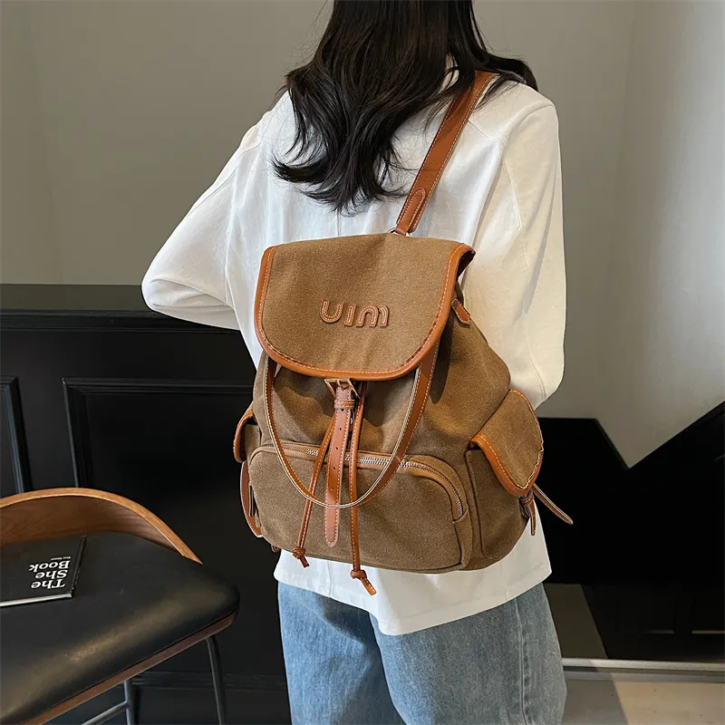 GOBLIN SHARKS 1759 Canvas Dundun Backpack Tubas Women's Multicolor-16