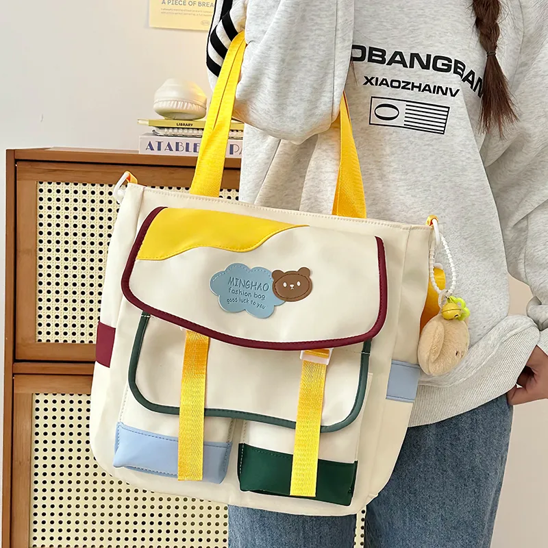 GOBLIN SHARKS 1759 Nylon Handbag Unisex Multicolor-5