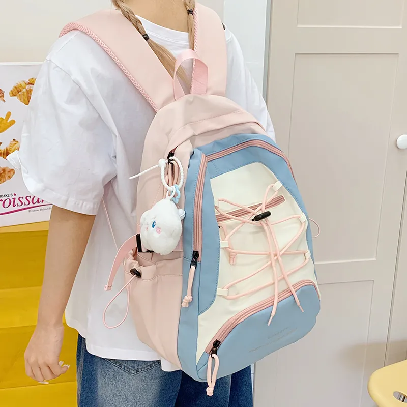 GOBLIN SHARKS 1759 Nylon Fabric Backpack Regular Unisex Multicolor-28