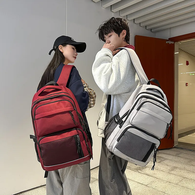 GOBLIN SHARKS 1759 Nylon Backpack Regular Unisex White/Black/Gray/Red-24