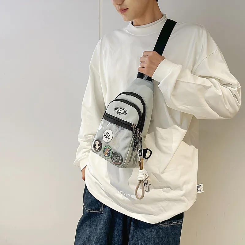 GOBLIN SHARKS 1759 Nylon Sling Bag Unisex Multicolor-19