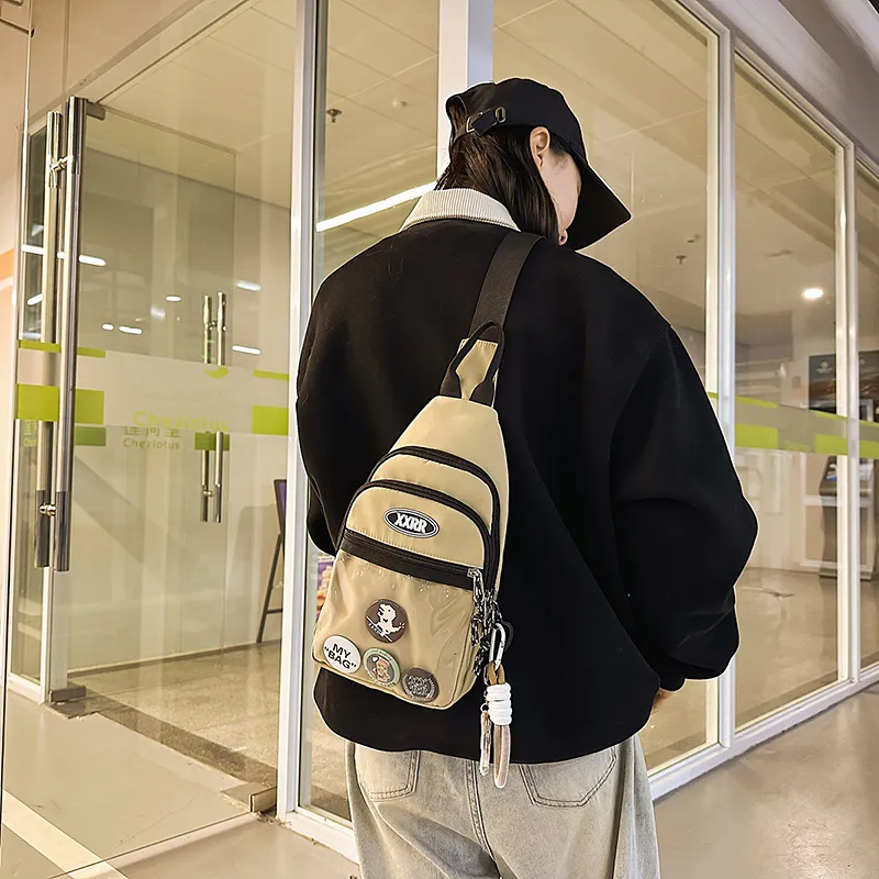 GOBLIN SHARKS 1759 Nylon Sling Bag Unisex Multicolor-16