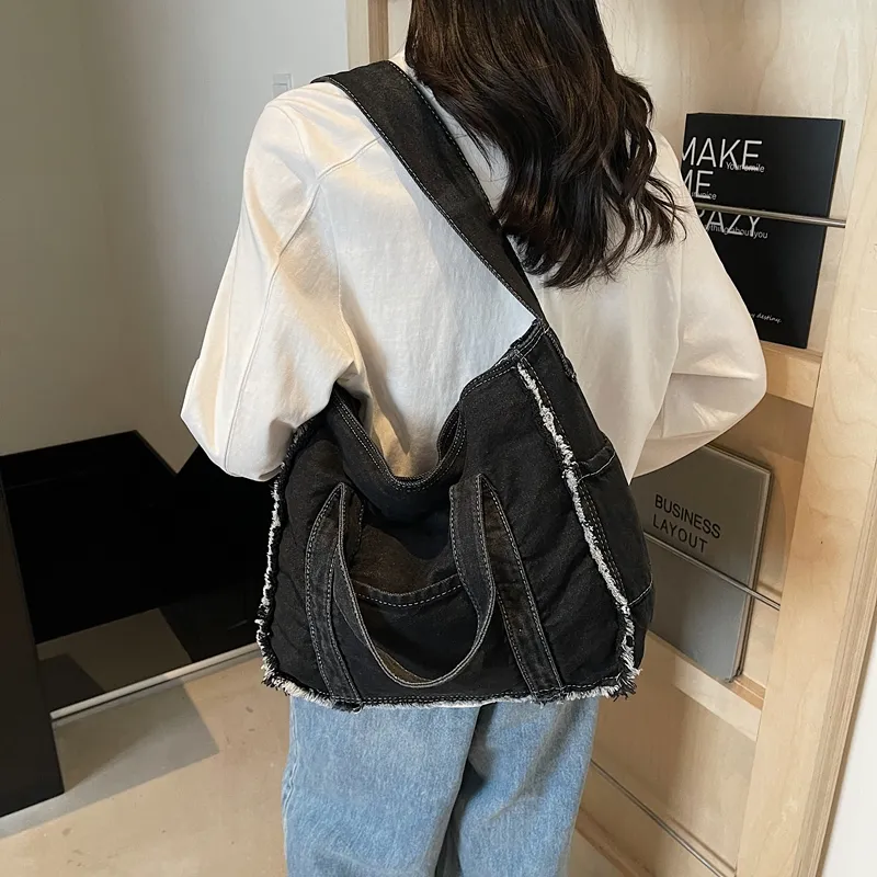 GOBLIN SHARKS 1759 Denim Handbag Regular Unisex Multicolor-1