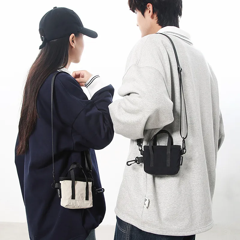 GOBLIN SHARKS 1759 Nylon Crossbody Handbag Unisex Multicolor-3