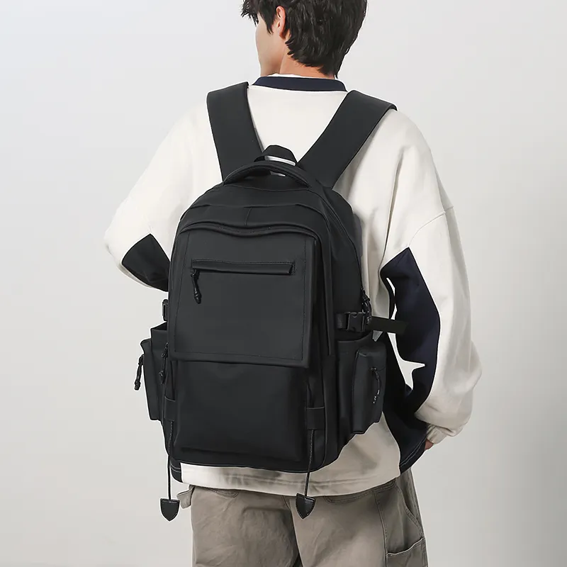 GOBLIN SHARKS 1759 Membrana Dermalis Backpack Regular Unisex Black/Green/Gray-5