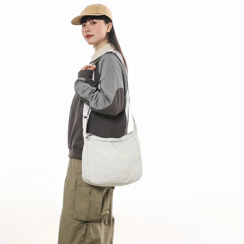 GOBLIN SHARKS 1759 Nylon Crossbody Bag Shoulder Bag Regular Unisex White/black/orange/green-2