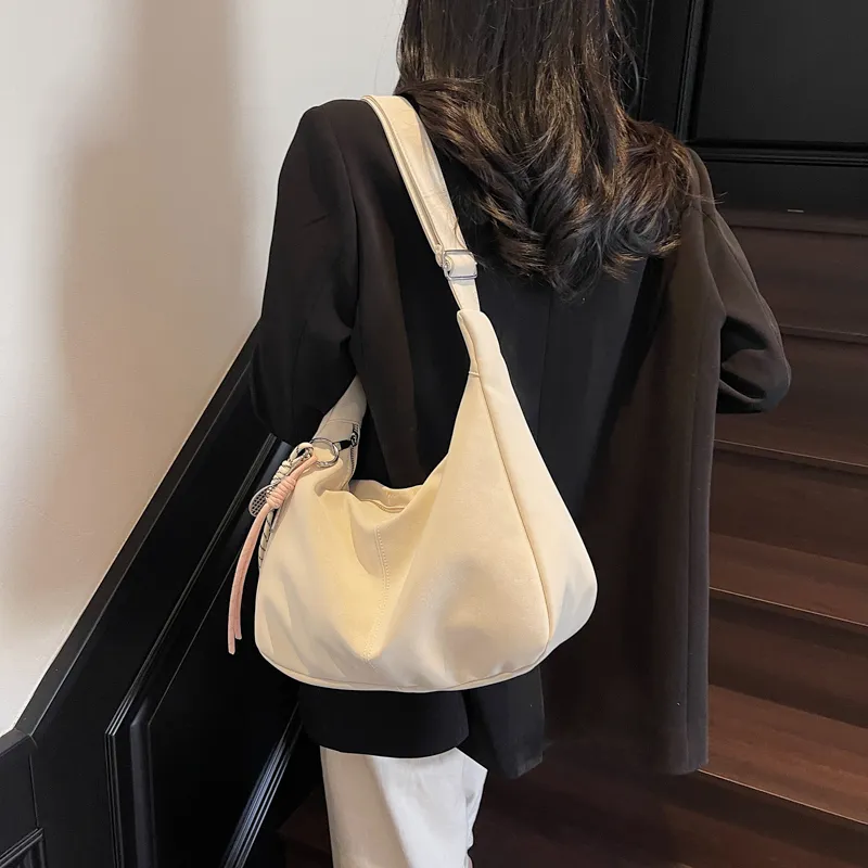 GOBLIN SHARKS 1759 PU Shoulder Bag Crossbody Bag Regular Women's Ecru/Black/Blue/Yellow/Pink-2