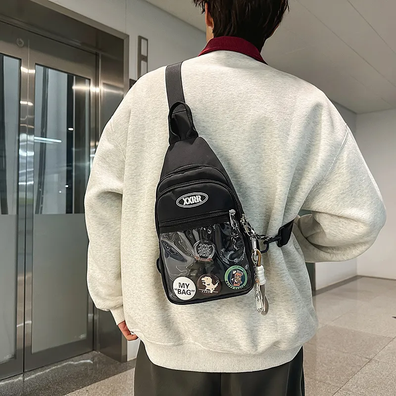 GOBLIN SHARKS 1759 Nylon Sling Bag Unisex Multicolor-11
