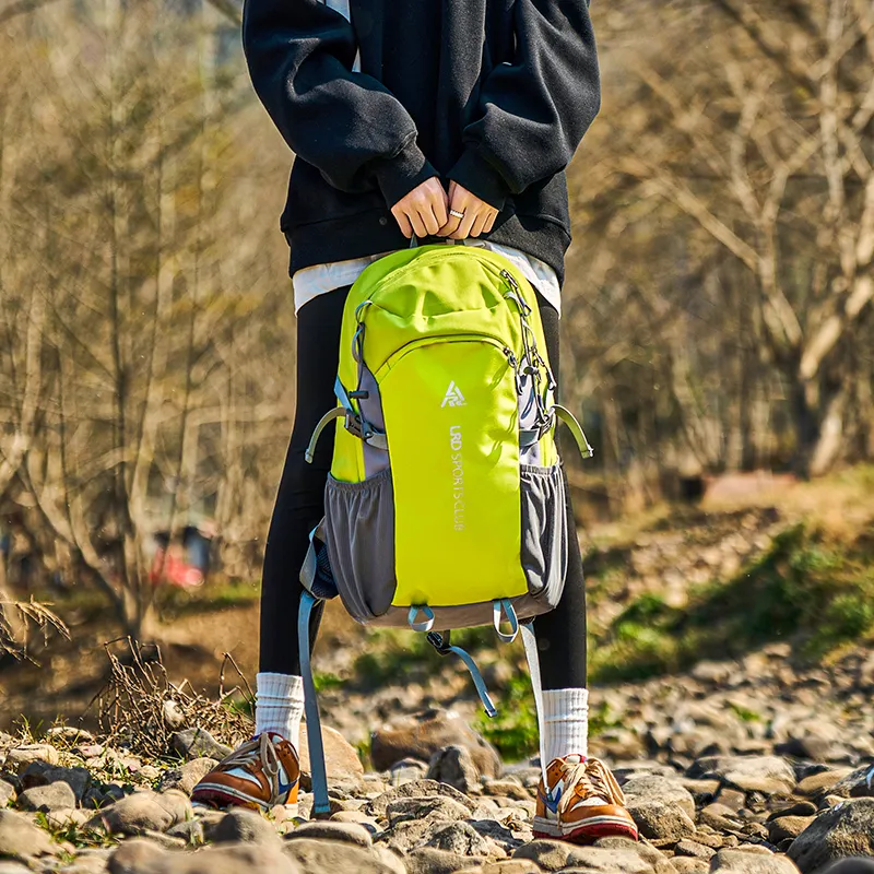 GOBLIN SHARKS 1759 Oxford Backpack Regular Unisex Orange/Yellow/Green-17