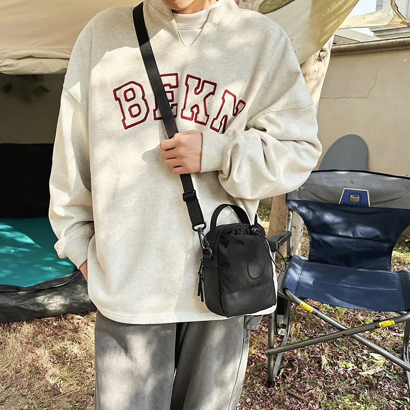GOBLIN SHARKS 1759 Nylon Crossbody Bag Regular Unisex White/Black/Orange/Army Green/Purple-9