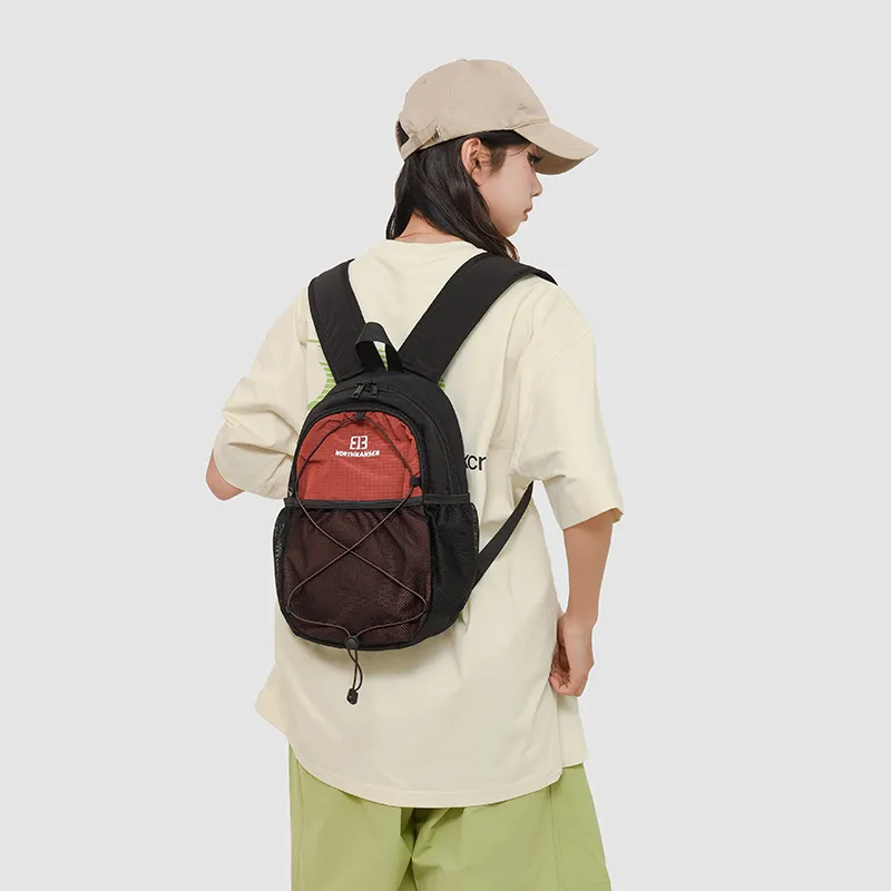 GOBLIN SHARKS 1759 Nylon Backpack Regular Unisex Khaki/Black/Green/Blue-7