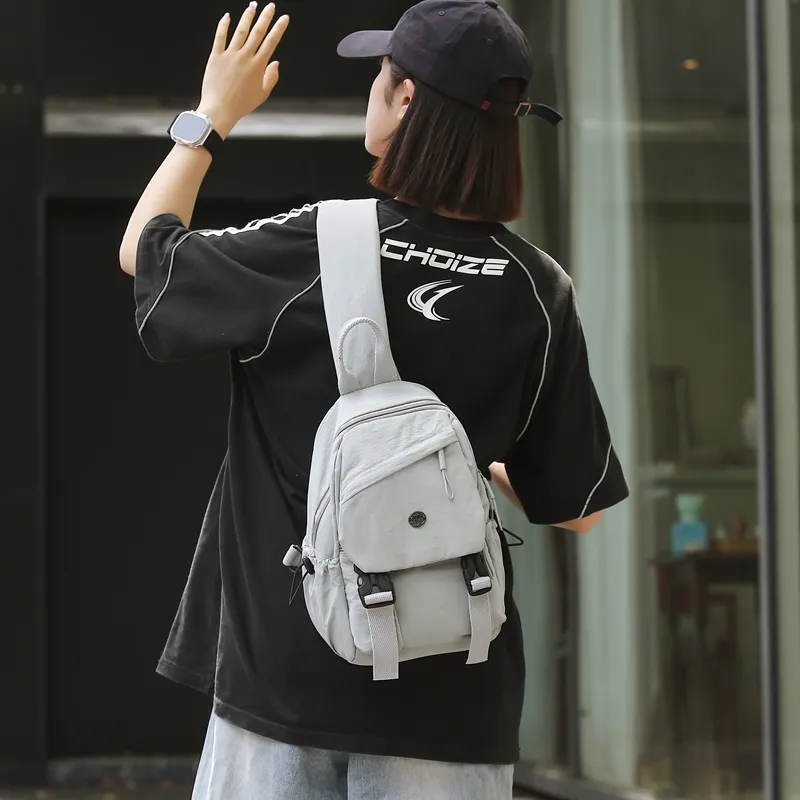 GOBLIN SHARKS 1759 Nylon Backpack Regular Unisex Gray/Black/Khaki/Green-20