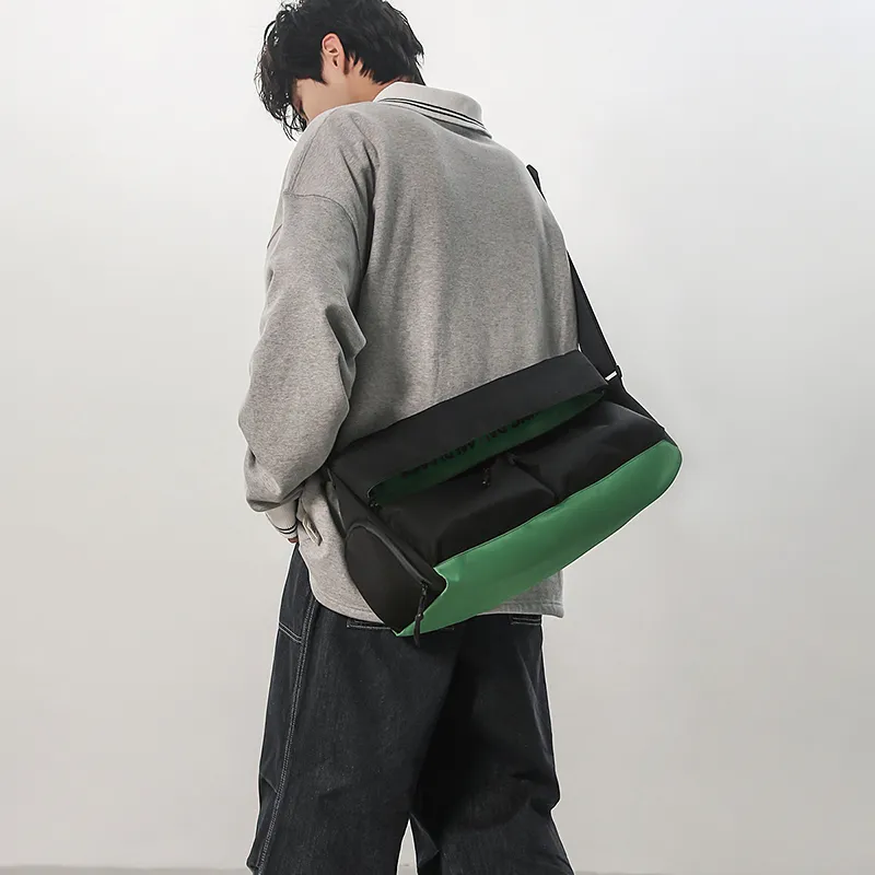 GOBLIN SHARKS 1759 Oxford Travel Bag Unisex White/Black & Purple/Black & Green-15
