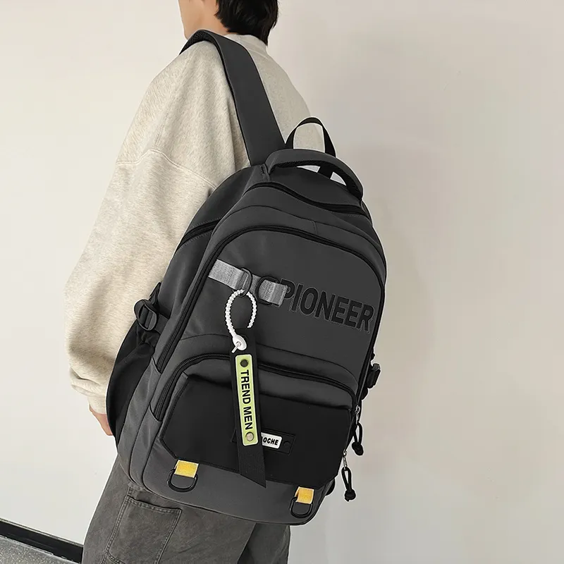 GOBLIN SHARKS 1759 Nylon Backpack Regular Unisex Black/Green/Khaki/Light Gray/Dark Gray-20