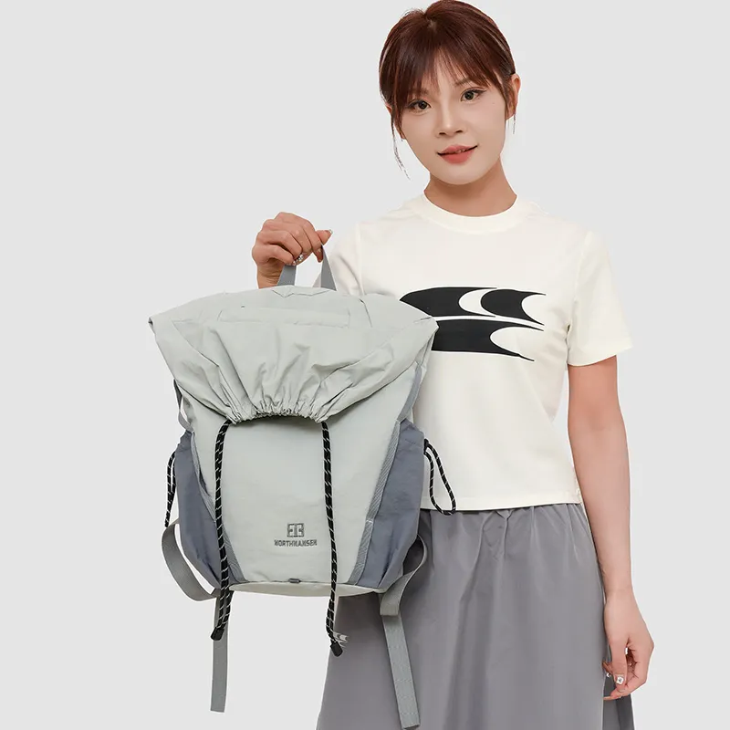 GOBLIN SHARKS 1759 Oxford Backpack Regular Unisex Black/Orange/Gray-11