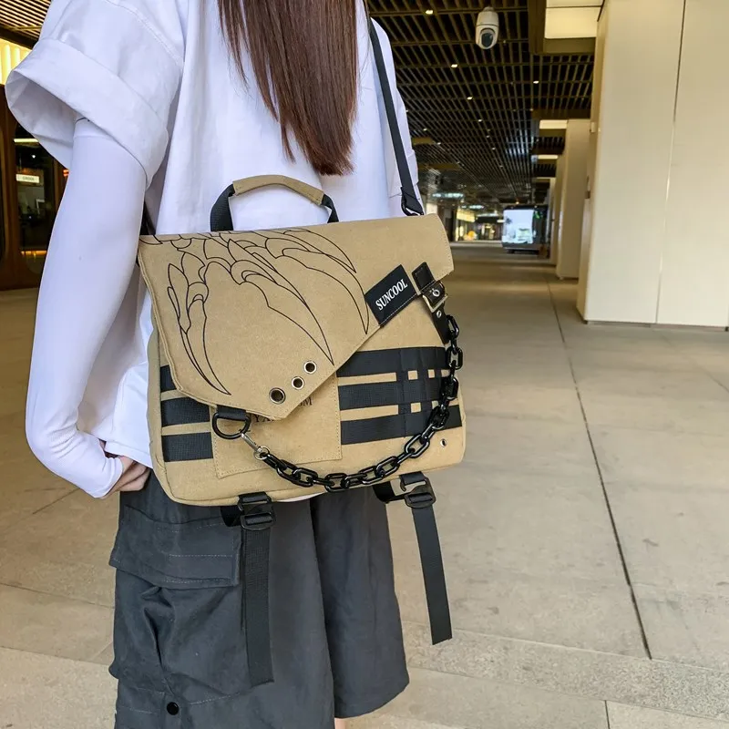 GOBLIN SHARKS 1759 Canvas Bag, Shoulder Bag Regular Unisex Multicolor-11