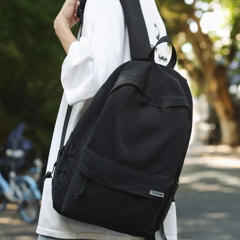 GOBLIN SHARKS 1759 Nylon Backpack Regular Unisex Black/White/Blue/Gray/Khaki/Green-28