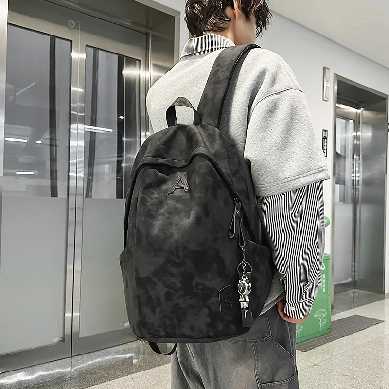 GOBLIN SHARKS 1759 Nylon Backpack Unisex White/Black/Green/Red-11