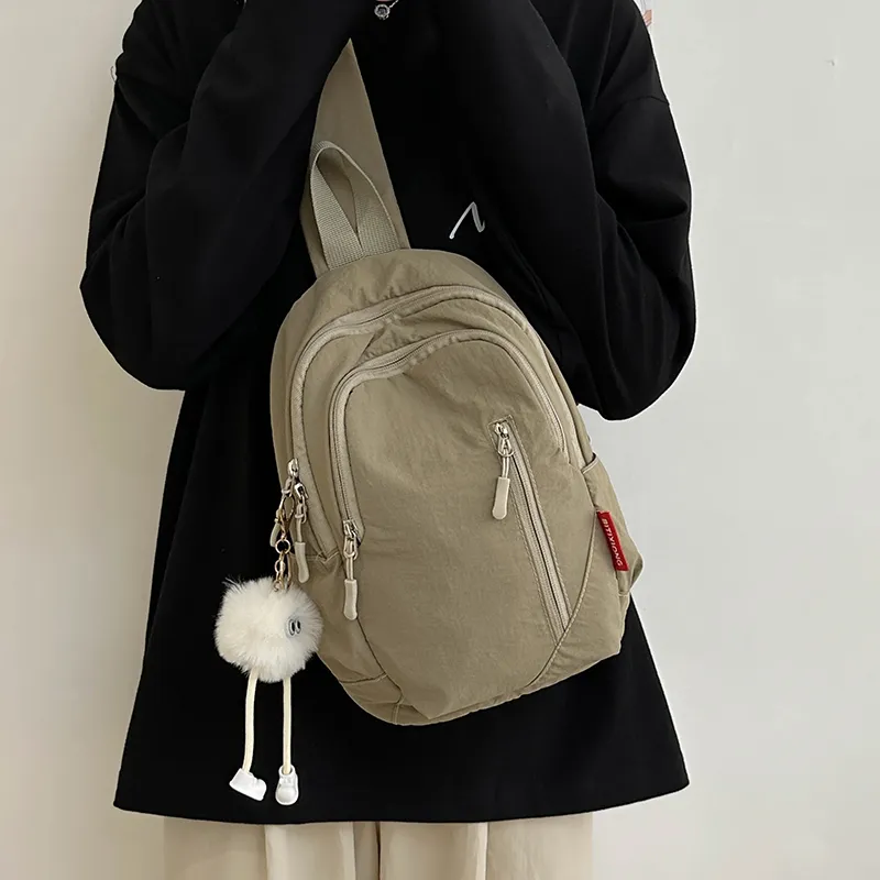GOBLIN SHARKS 1759 Nylon Crossbody Bag Regular Unisex Multicolor-19