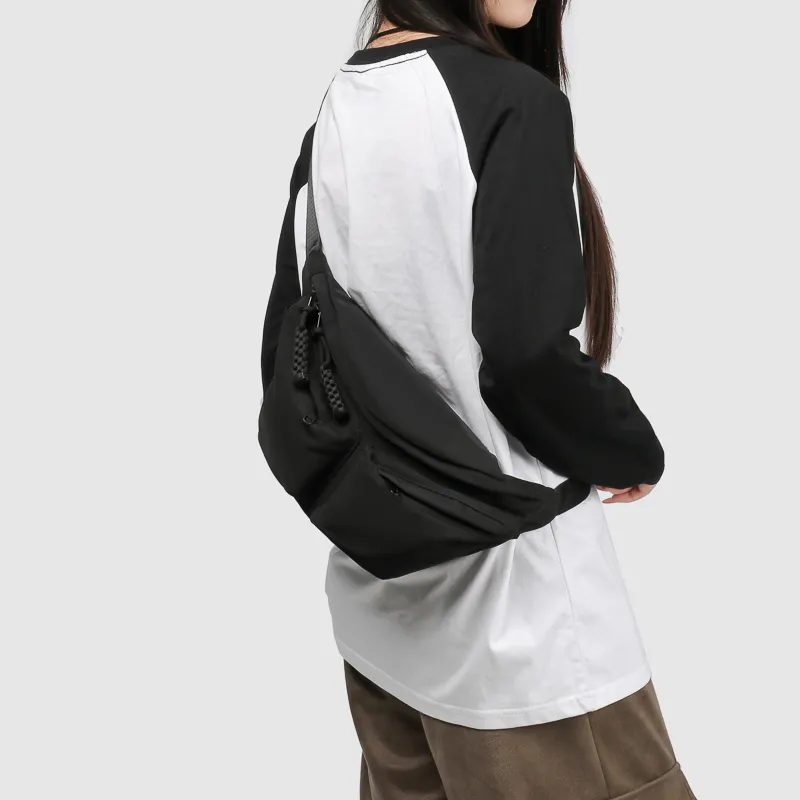 GOBLIN SHARKS 1759 Nylon Fanny Pack Regular Unisex Ecru/Black/Khaki-8