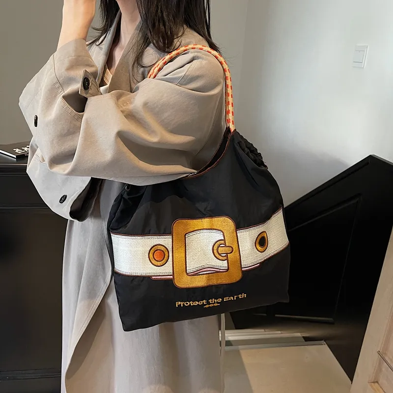 GOBLIN SHARKS 1759 Fabric Shoulder Bag Women's Multicolor-17