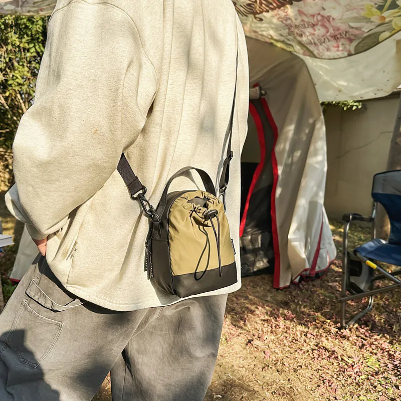 GOBLIN SHARKS 1759 Nylon Crossbody Bag Regular Unisex White/Black/Orange/Army Green/Purple-23