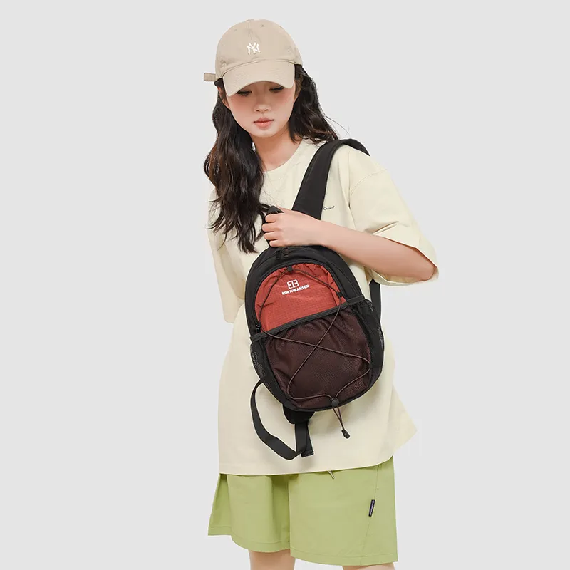 GOBLIN SHARKS 1759 Nylon Backpack Regular Unisex Khaki/Black/Green/Blue-6