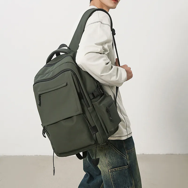 GOBLIN SHARKS 1759 Membrana Dermalis Backpack Regular Unisex Black/Green/Gray-9