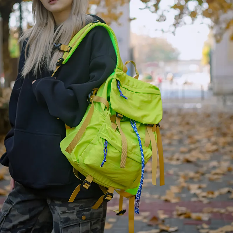 GOBLIN SHARKS 1759 Oxford Backpack Unisex Green/Black-4