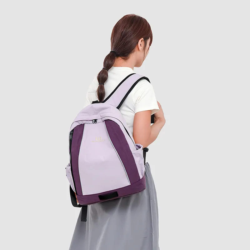 GOBLIN SHARKS 1759 Oxford Backpack Regular Unisex Khaki/Orange/Purple-15