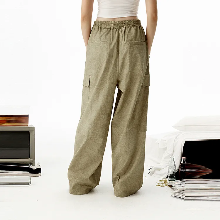 INXX Casual Pants Unisex Khaki-4