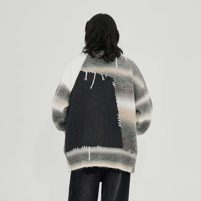 INXX ALLPICK Knitwear Unisex Multicolor Patchwork-5