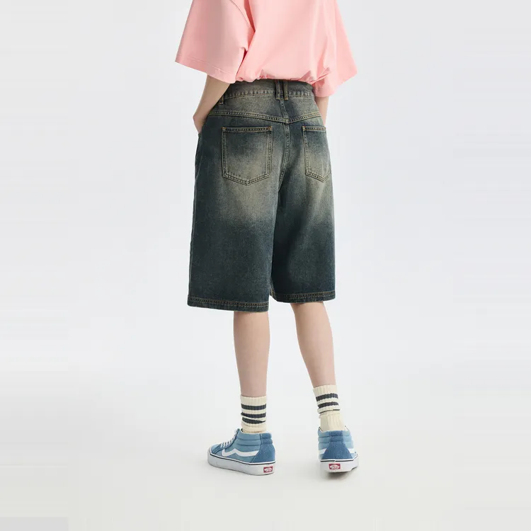 INXX APYD Denim Shorts Unisex Denim Blue-5