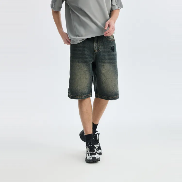 INXX APYD Denim Shorts Unisex Denim Blue-4