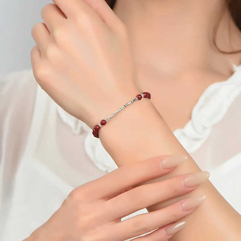 Octave Space Reconstructed Cinnabar Bracelets Unisex-4